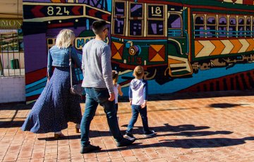 Wheel, walk and ride options